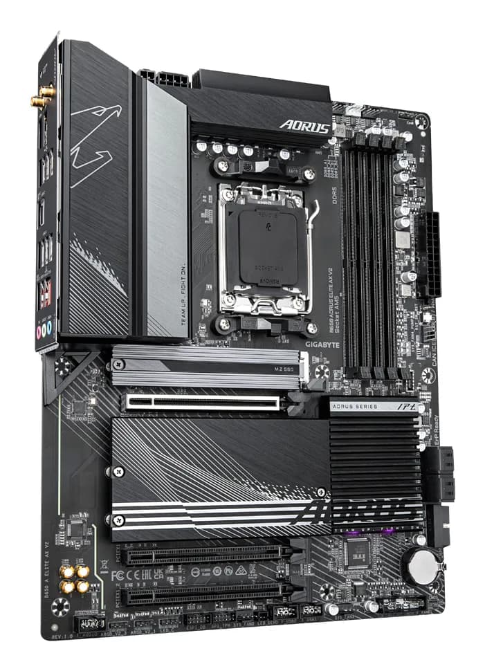 GIGABYTE B650 AORUS ELITE AX V2 placa base AMD B650 Enchufe AM5 ATX 2