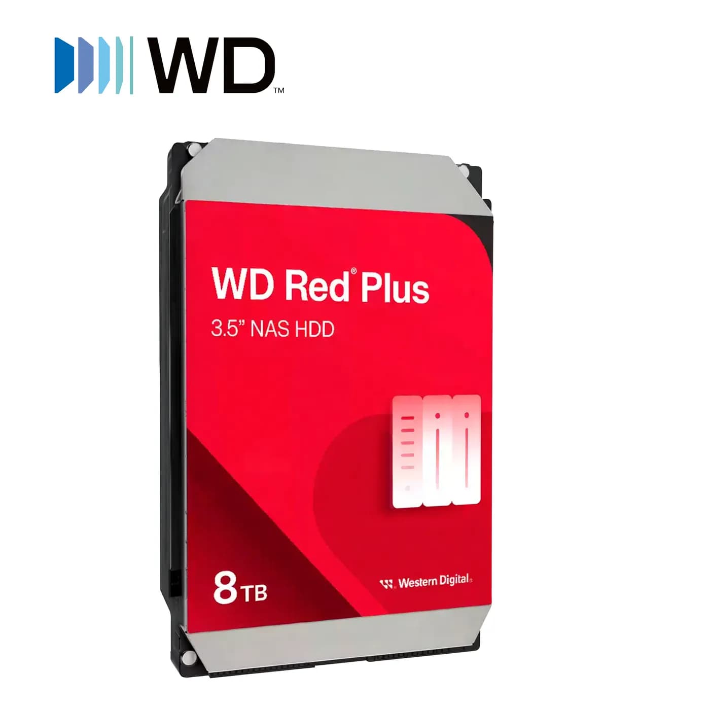 DD DISCO DURO 8 TB SATA WD RED PLUES WD80EFPX / 3.5 5640RPM CACHE 256M 3