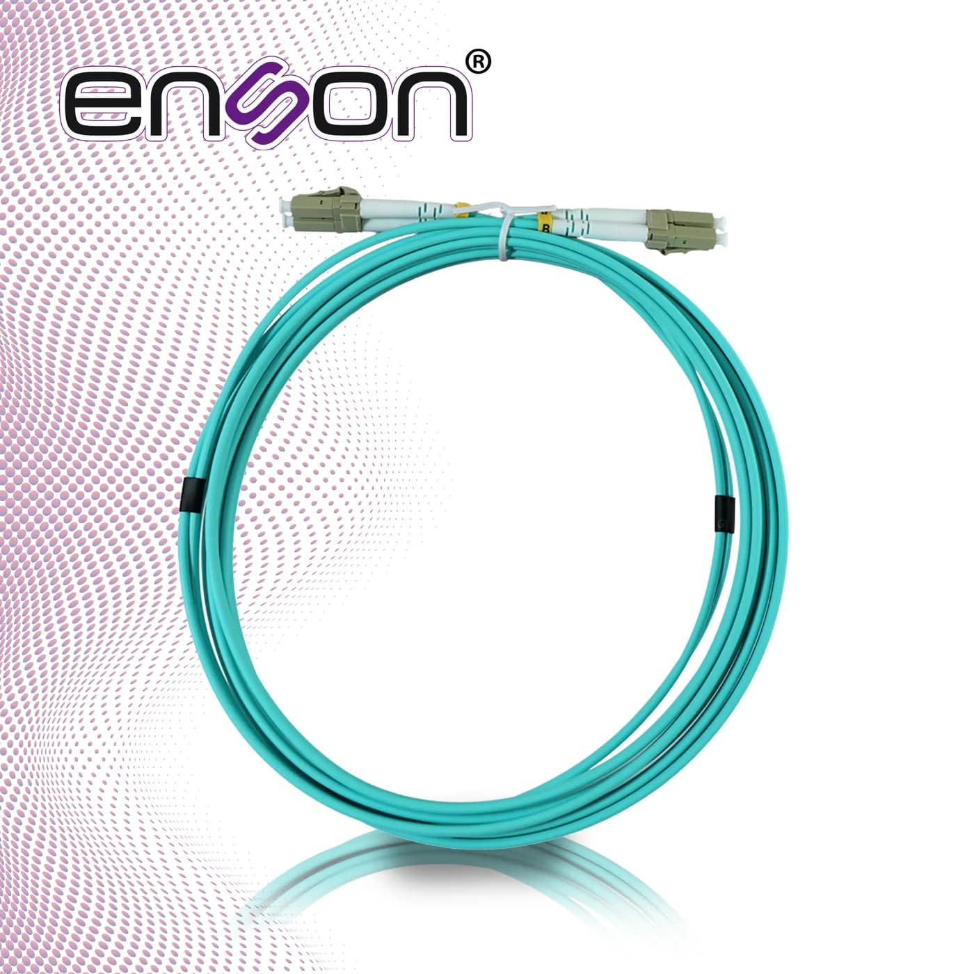 JUMPER DE FIBRA OPTICA ENSON ENS-JUMP300MM3 FORRO PVC COLOR AQUA TIPO  3