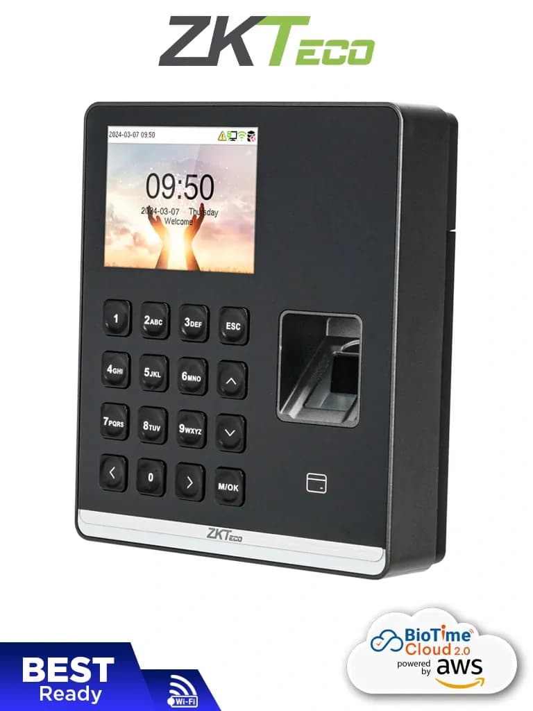 ZKTECO M1 - Control de Asistencia con Huella Digital BioID+ (500), Tar 1