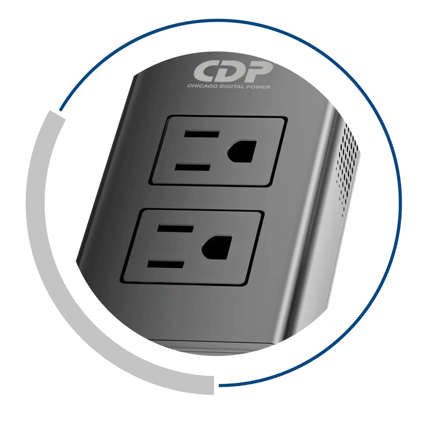 CDP XVU212 adaptador e inversor de corriente Interior 200 W Negro, Gri 2