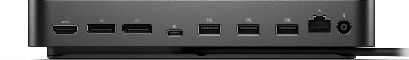 DELL WD25 Alámbrico USB 3.2 Gen 2 (3.1 Gen 2) Type-C Negro 2