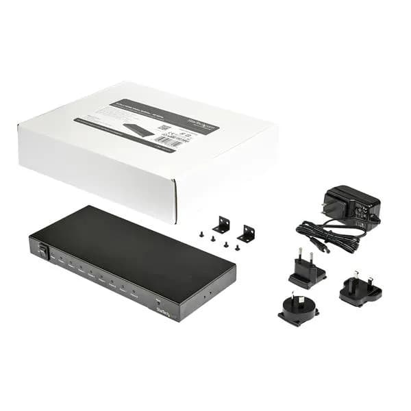 StarTech.com Divisor Splitter HDMI de 8 Puertos - 4K 60Hz con Audio 7. 5