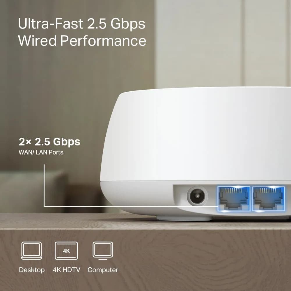 TP-Link DECO BE25(1-PACK) sistema wi-fi de malla Doble banda (2,4 GHz  4