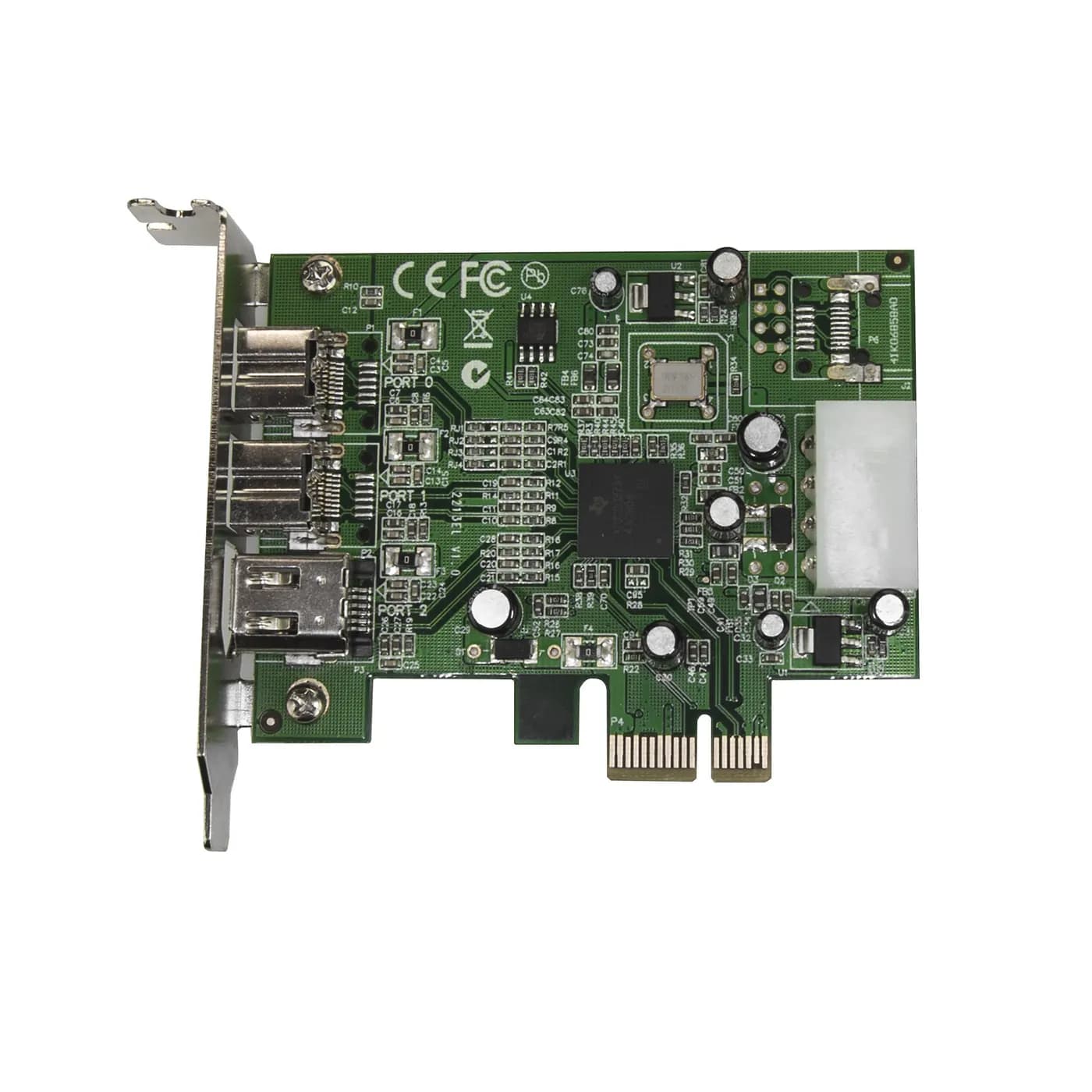 StarTech.com Adaptador Tarjeta FireWire PCI-Express Bajo Perfil de 2 P 2