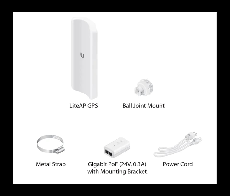 UBIQUITI LAP-GPS - Radio con antena integrada Airmax AC 5.8GHz de exte 8