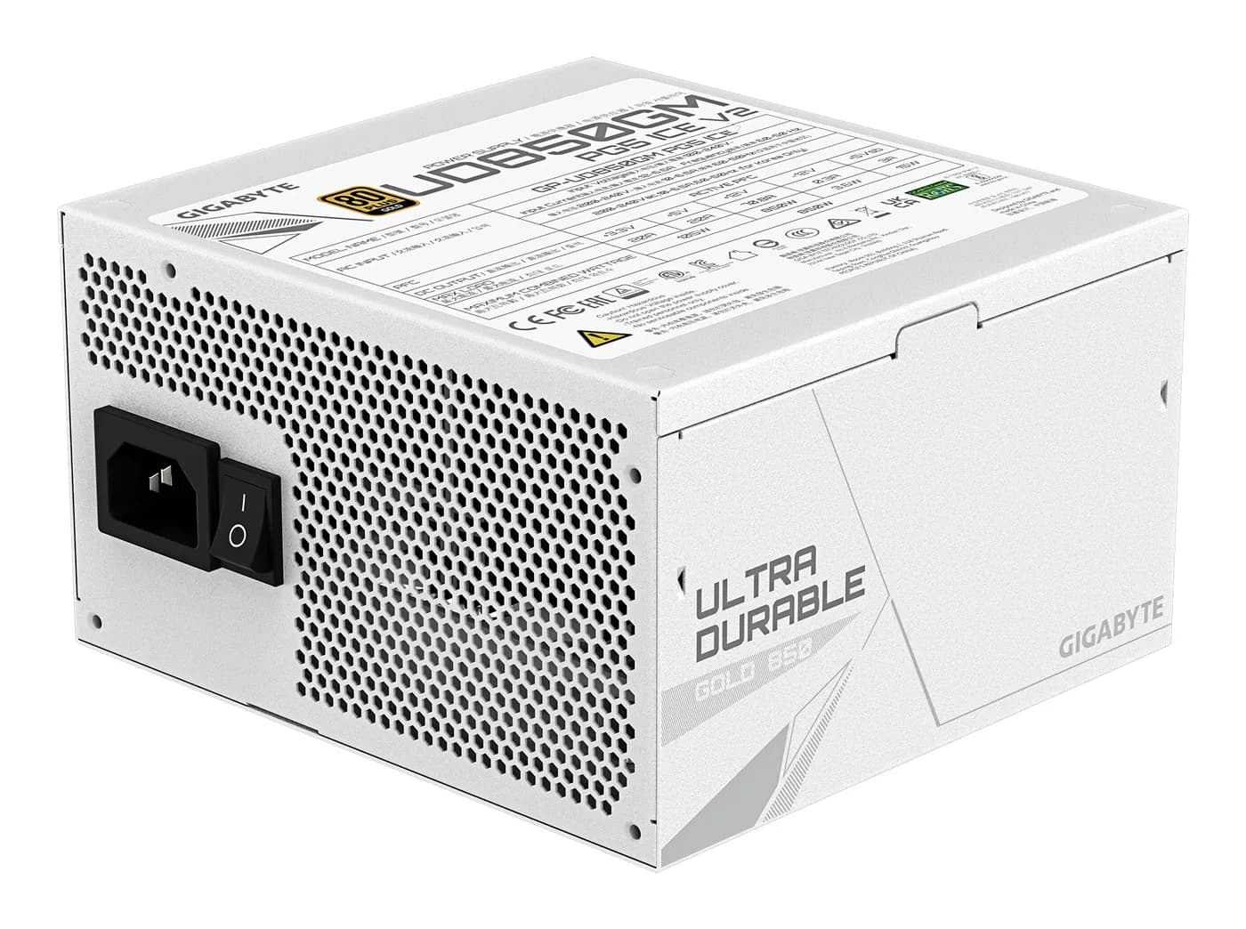 GIGABYTE UD850GM PG5 V2 ICE unidad de fuente de alimentación 850 W 20+ 4