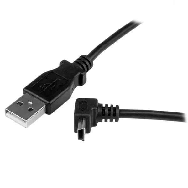 StarTech.com Cable Adaptador 1m USB A Macho a Mini USB B Macho Acodado 2