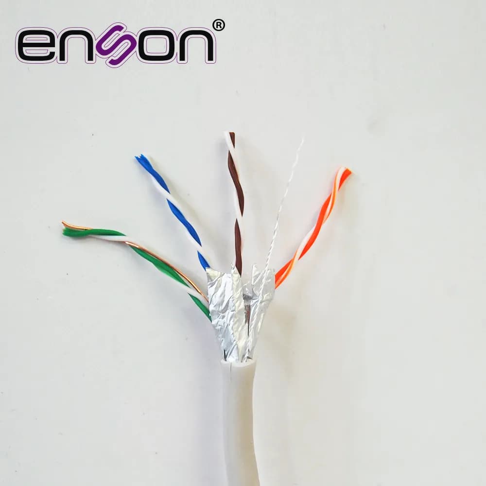 CABLE FTP CAT5E ENSON MODELO FTP 22251G305 SERIE ECO BLINDADO CALIBE 2 3