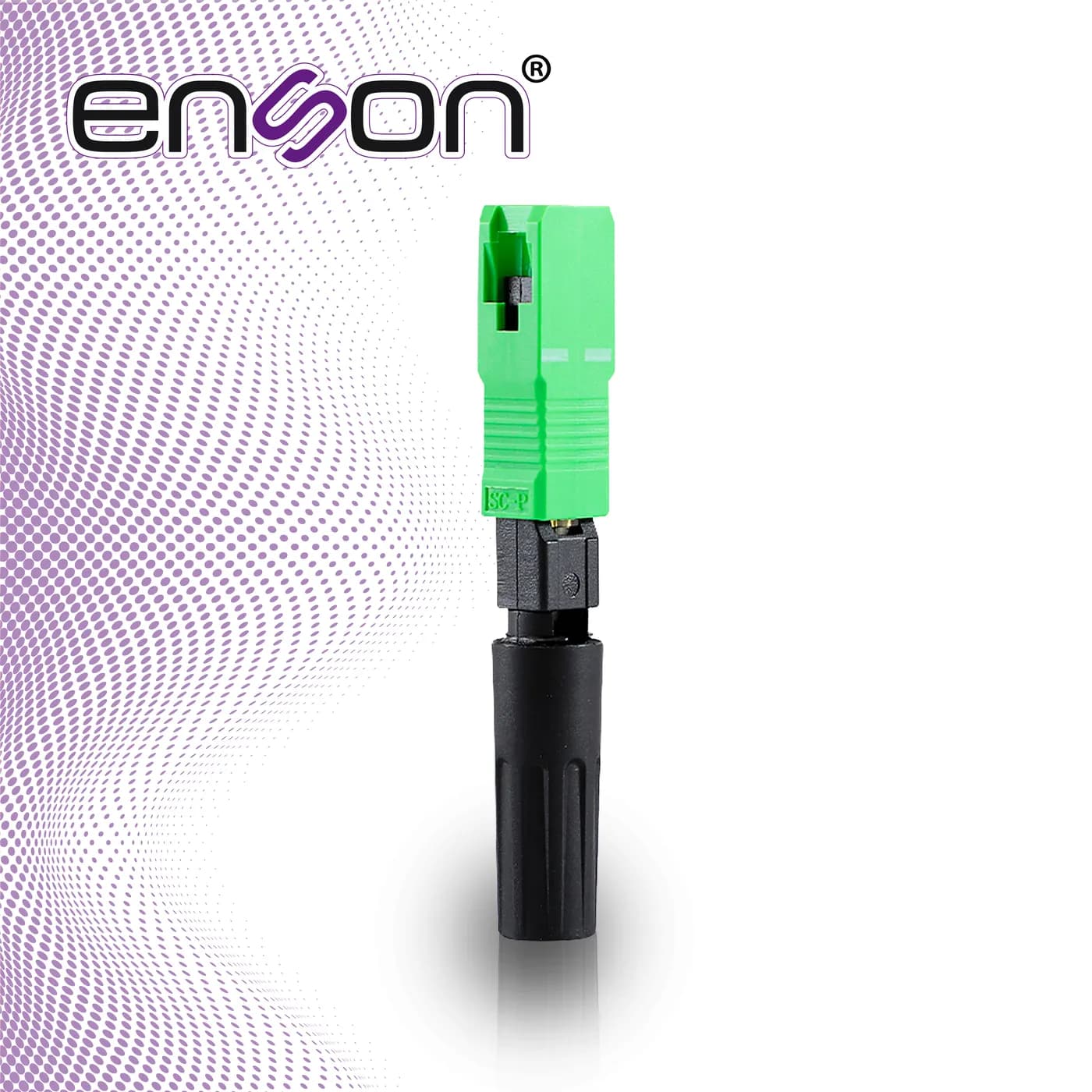 CONECTOR RAPIDO PARA FIBRA OPTICA ENSON ENS-FASTCON TIPO SC APC 5