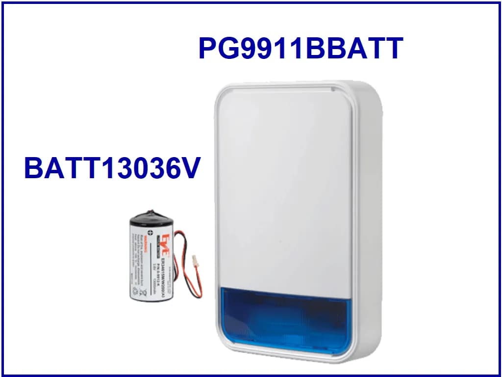 DSC-BATT13036V- Bateria De Litio 3.6 Vcd. 13.0 Ah. Para Sirena PG9901/ 3