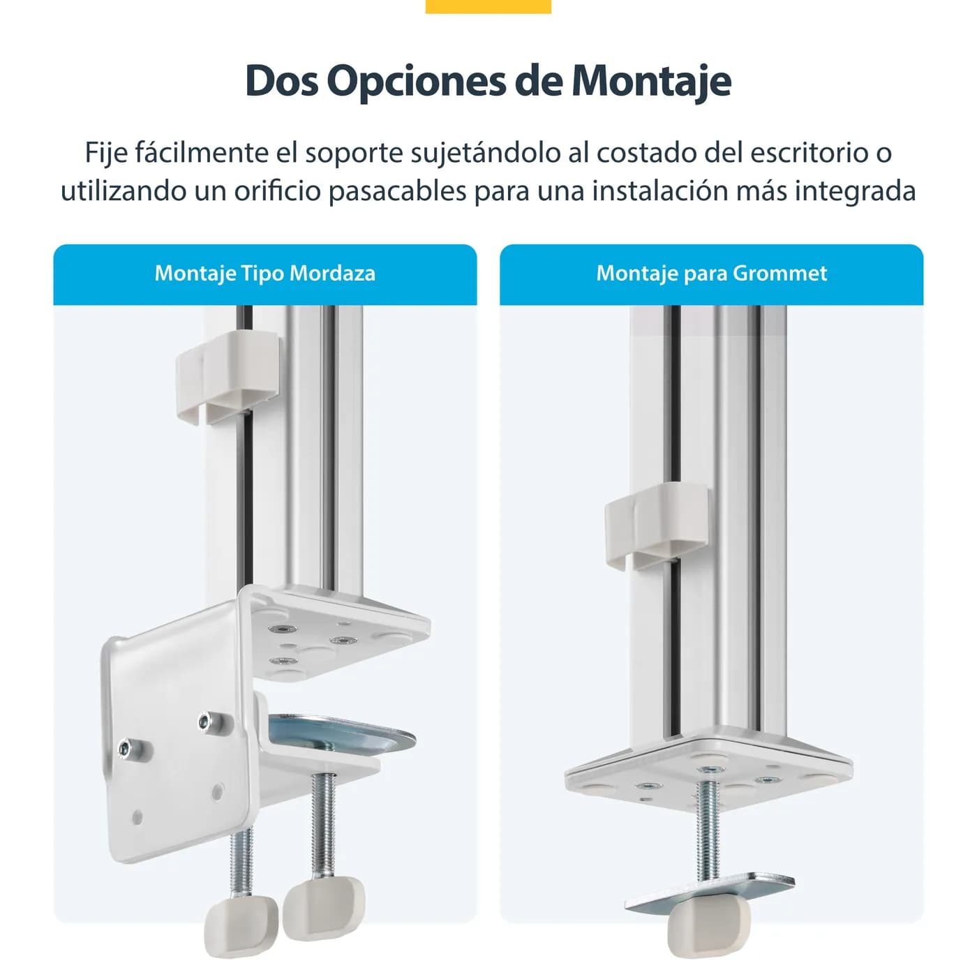StarTech.com 6-MONITOR-ARM-A soporte para pantalla plana 81.3 cm (32") 16