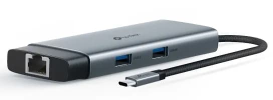 Adaptador HUB / 6 en 1 / USB-C / HDMI 4K@60Hz / Ethernet Gigabit / 100 3