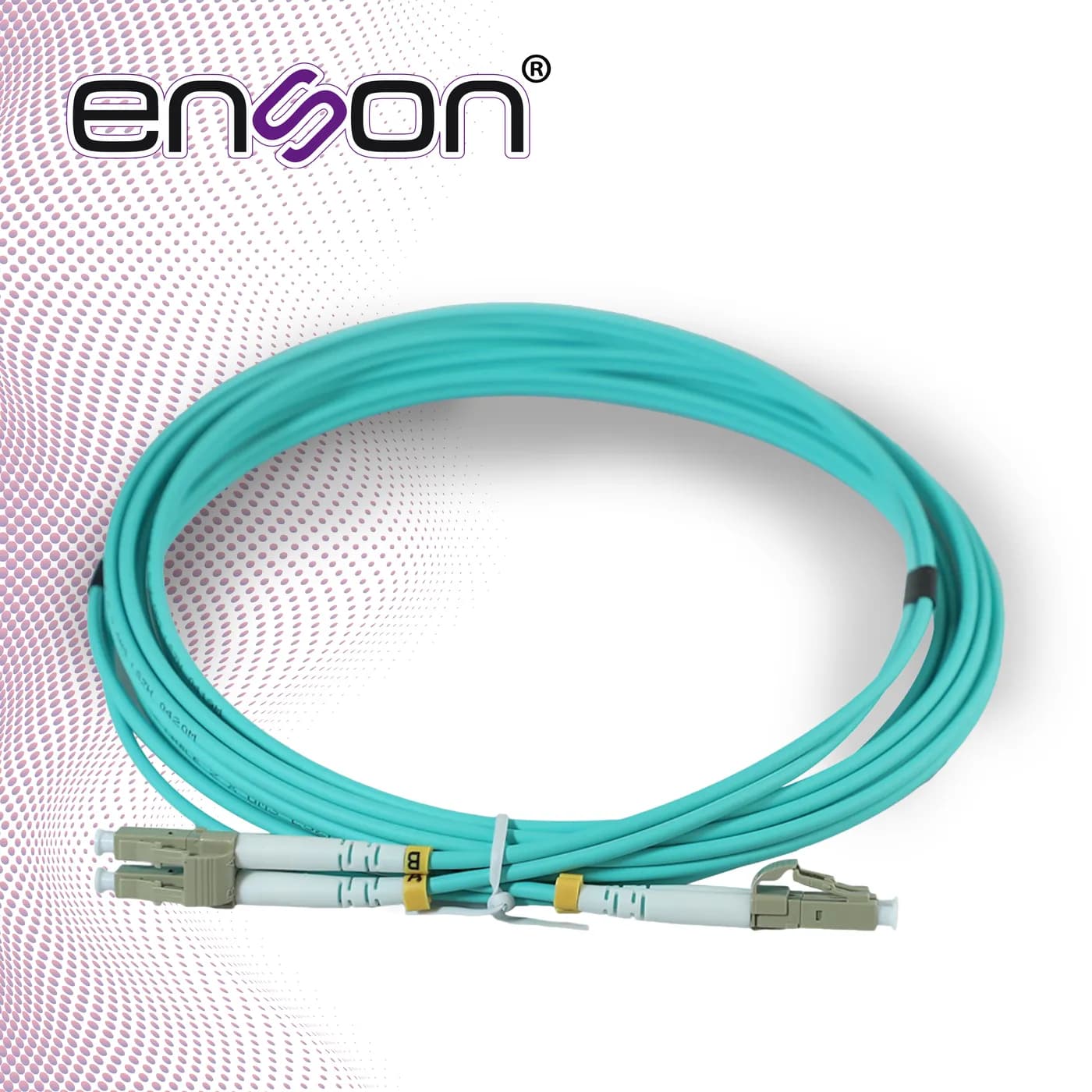 JUMPER DE FIBRA OPTICA ENSON ENS-JUMP300MM3 FORRO PVC COLOR AQUA TIPO  4