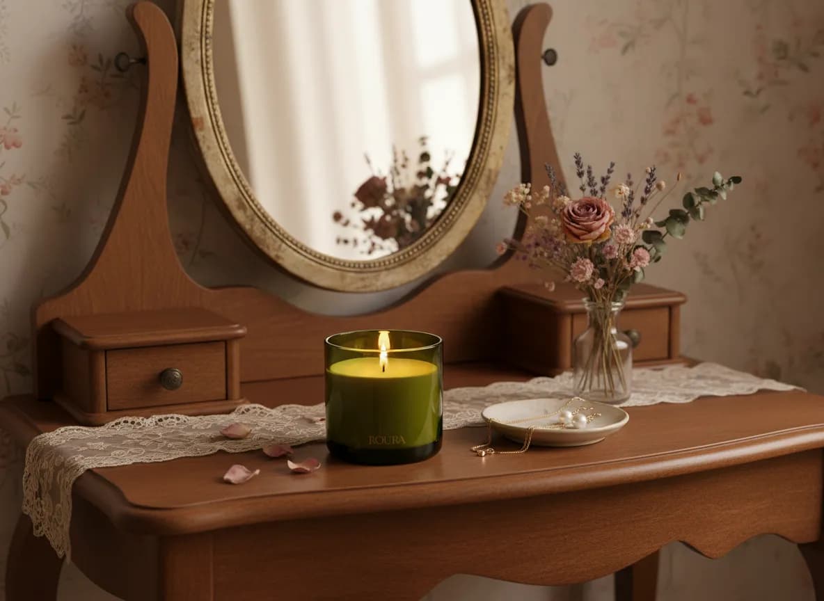 ROURA VELA AROMATICA VASO SECRET GARDEN 2