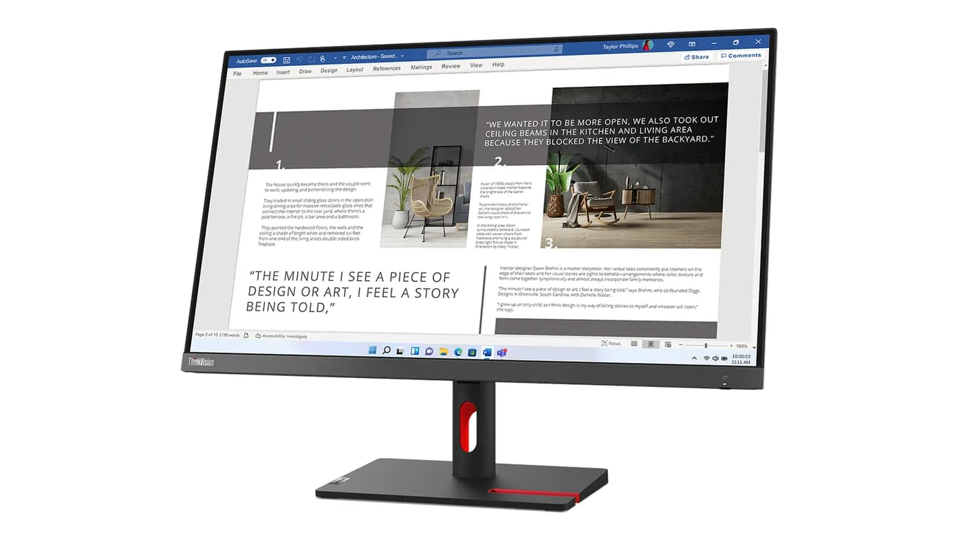Lenovo ThinkVision S27i-30 monitor de computadora 68.6 cm (27") 1920 x 7