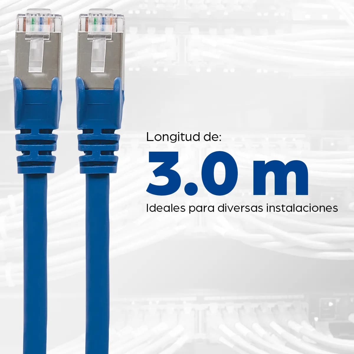 Intellinet Cable de Red Cat6a S/FTP, 3.0 m, Azul 5
