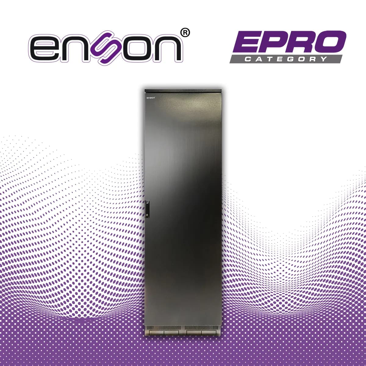 GABINETE EXTERIOR 42UR ENSON ENS-RKGB042U8 600X800 FABRICADO EN ACERO  6
