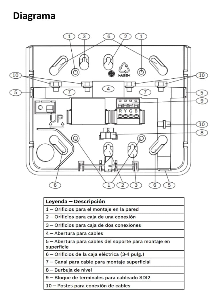 BOSCH I_B920 - Teclado alfa numerico de 2 lineas BUS SDI2 3