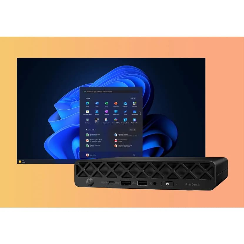HP ProDesk 4 Mini G1i Desktop AI PC Intel Core Ultra 7 265T 16 GB DDR5 5