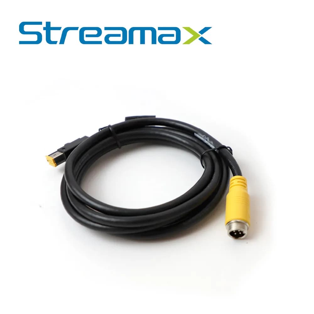 CABLE CONVERTIDOR DIN DE AVIACION STREAMAX M4PIN DJ-TRANSFER / 4 PINES 2