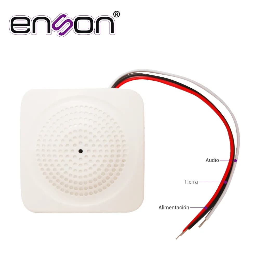 MICROFONO ENSON ENS-PA8MIC TIPO ACUSTICO -35DB REQUIERE CONECTORES DE  4