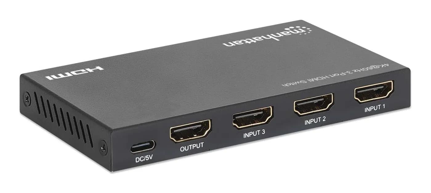 Manhattan Alterna entre tres entradas HDMI en una salida HDMI (3x1), 4 7