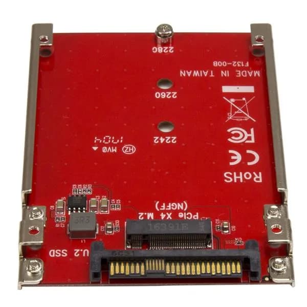 StarTech.com Tarjeta Adaptador PCI Express M.2 a U.2 SFF8639 para SSD  4