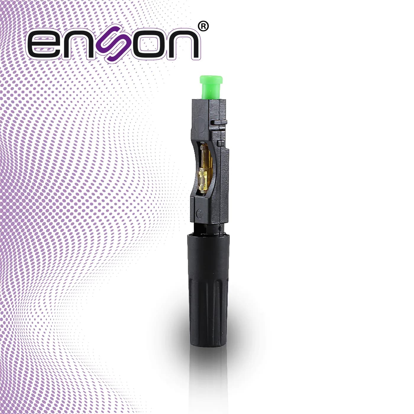 CONECTOR RAPIDO PARA FIBRA OPTICA ENSON ENS-FASTCON TIPO SC APC 6