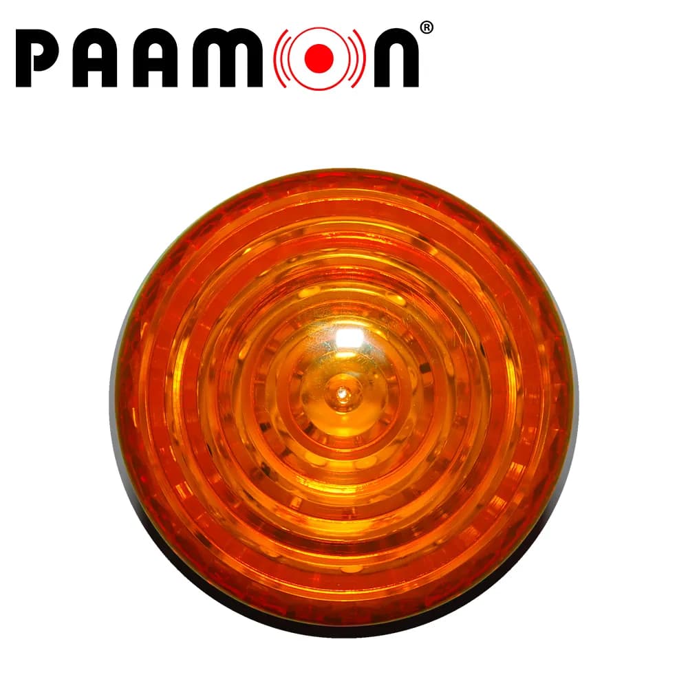ESTROBO COLOR AMBAR PAAMON PAM-LED3 ULTRA POTENTE CON LEDS INDIVIDUALE 2