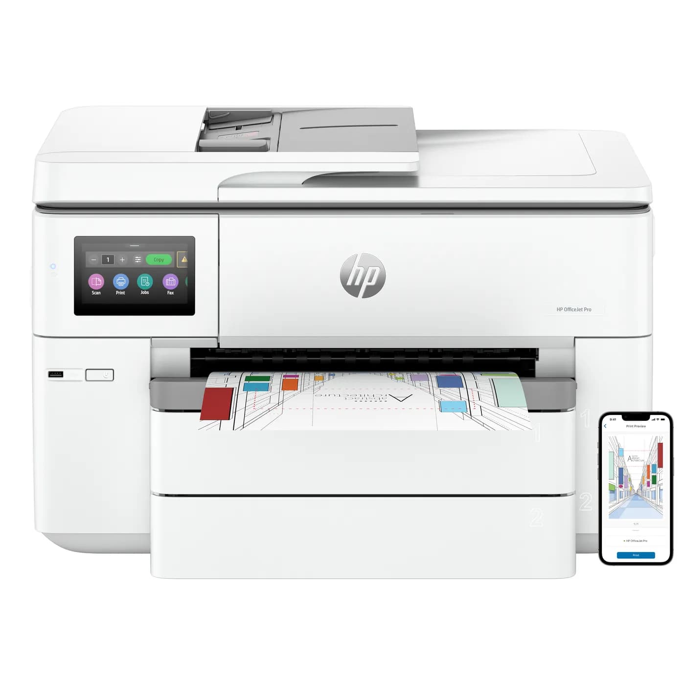 HP OfficeJet Pro 9730 Conexiones inalámbricas All-in-One Color Impreso 11