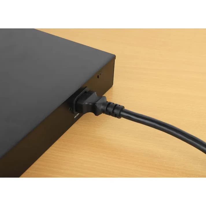 Manhattan Cable de alimentación con conector C13 hembra a C14 macho, 1 5