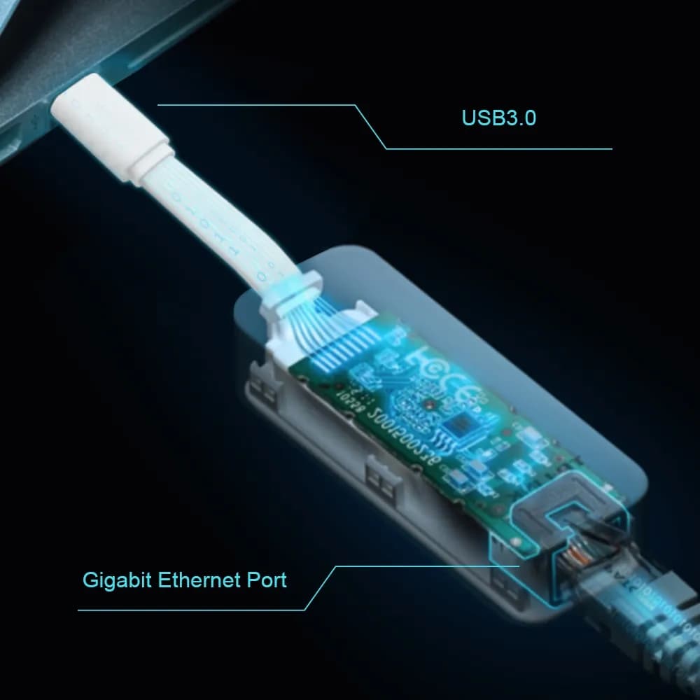 ADAPTADOR USB TIPO-C - RJ45 TP-LINK UE300C / 1 PUERTOS USB 3.0 / 1 ADA 5