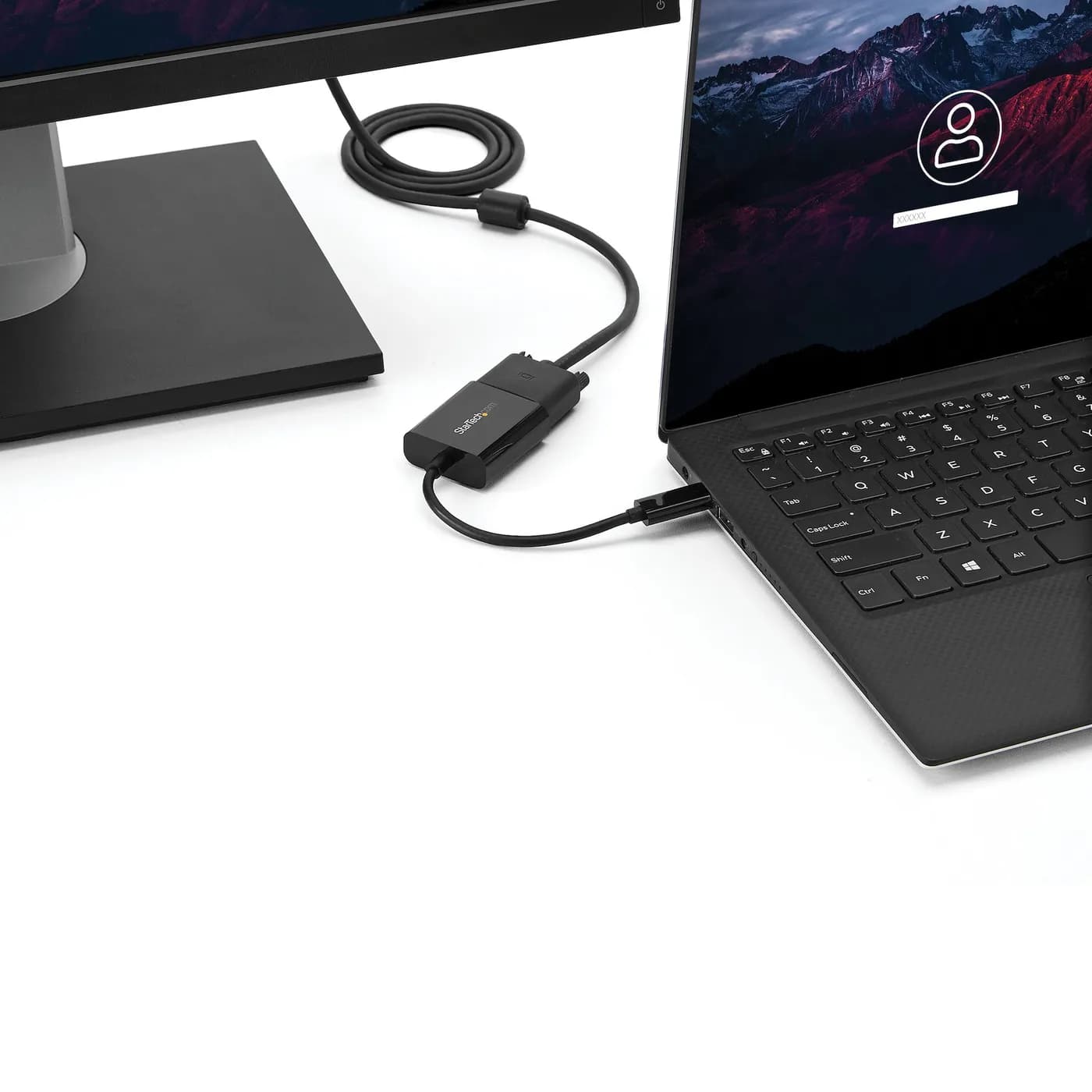 StarTech.com Adaptador USB C a VGA - Negro - 1080p - Convertidor de Vi 6