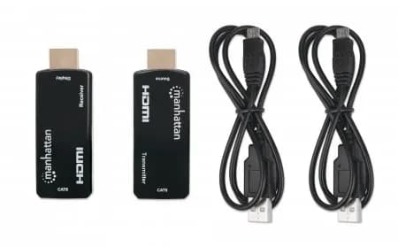 Manhattan Kit Extensor compacto de HDMI sobre Ethernet 60m 5