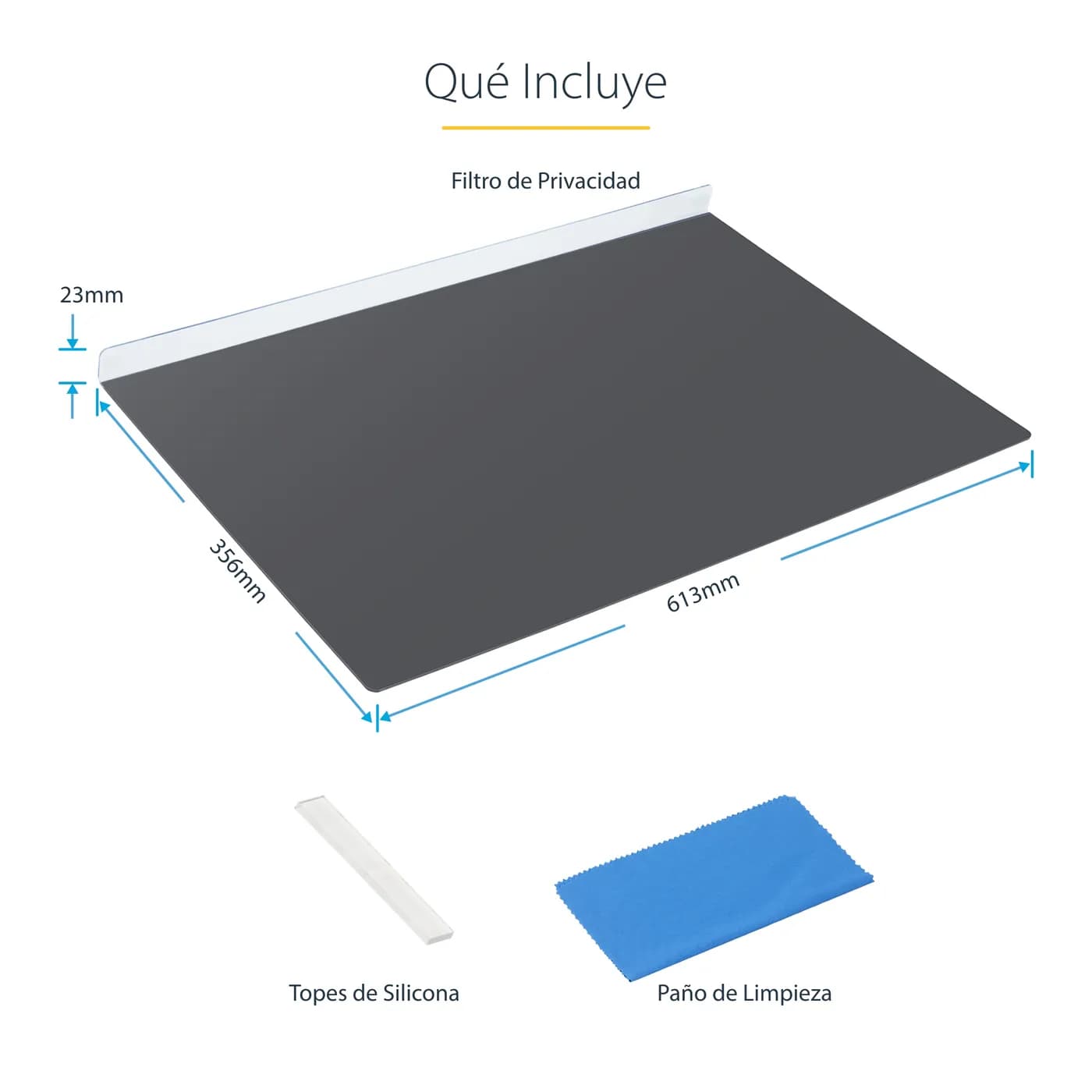 StarTech.com 2769A-PRIVACY-SCREEN filtro para monitor 61 cm (24") Filt 15