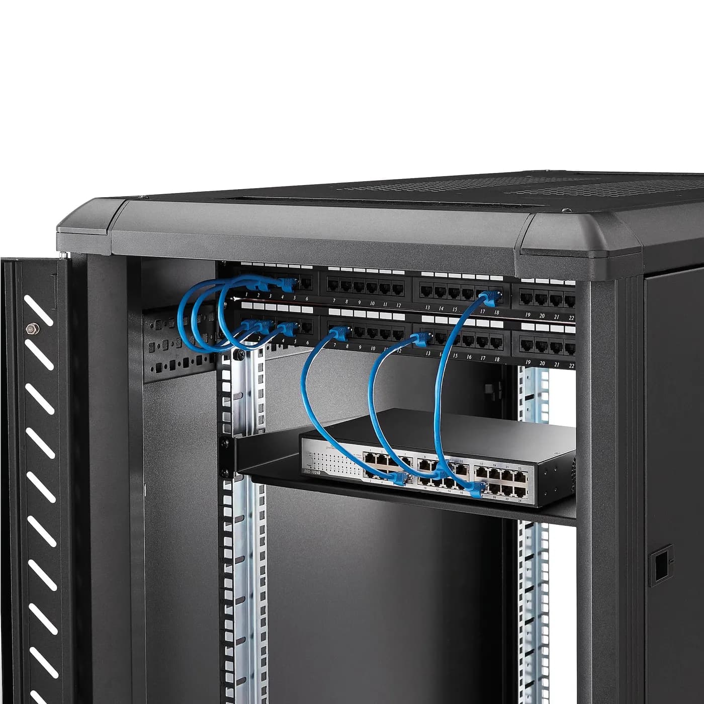 StarTech.com Charola Estante de 1U para Gabinete Rack de Servidores -  2