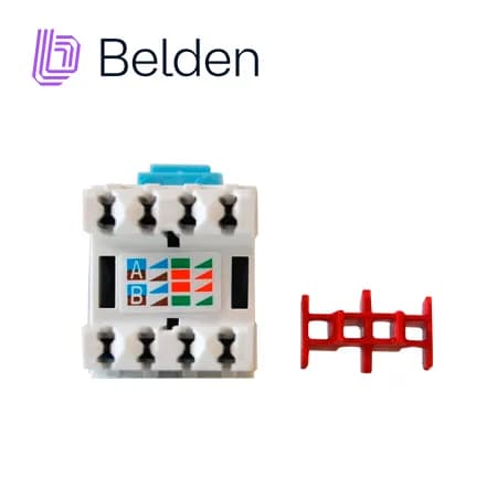 CONECTOR MODULAR JACK CAT6+ RJ45 BELDEN AX101326 / KEYCONNECT / INTERI 3
