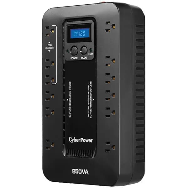 CyberPower EC850LCD sistema de alimentación ininterrumpida (UPS) Línea 3
