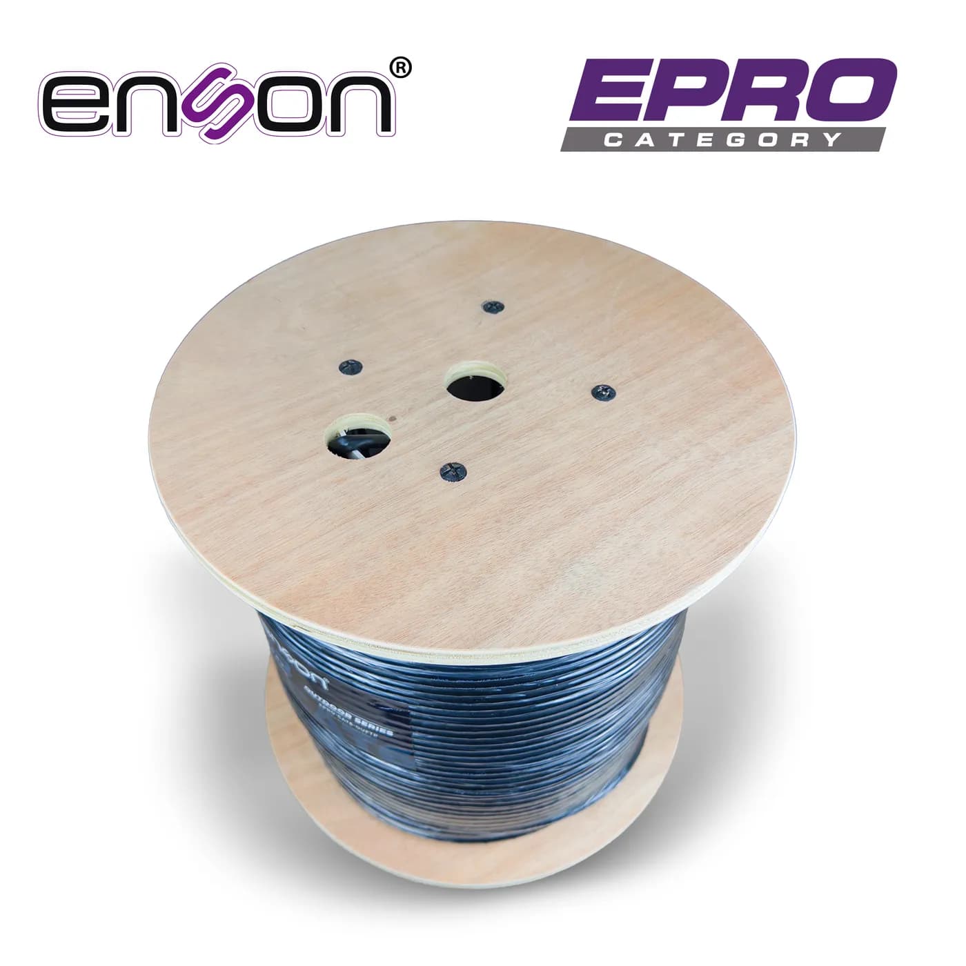 CABLE FTP CAT6 ENSON EPRO-CAT6-OUFTP FORRO PE BLINDADO 4 PARES CALIBRE 5