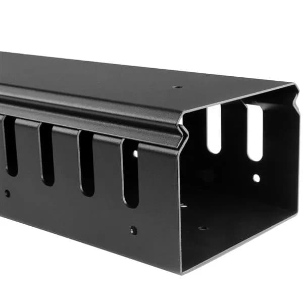 StarTech.com Organizador Vertical de Cableado con Lengüetas - 0U - 91c 4