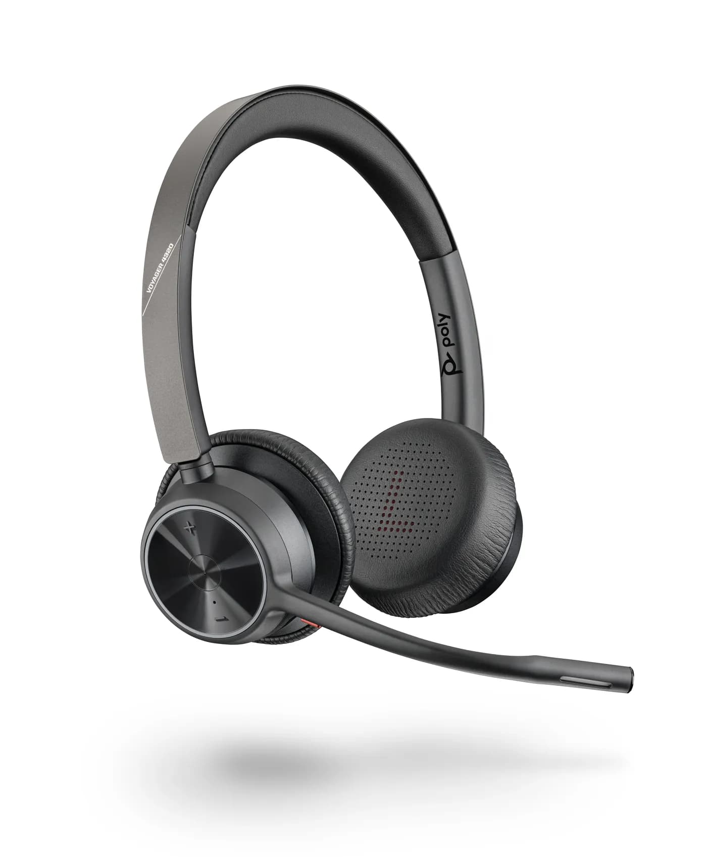 HP Poly Auriculares USB-A estéreo Poly Voyager 4320 UC + adaptador USB 2
