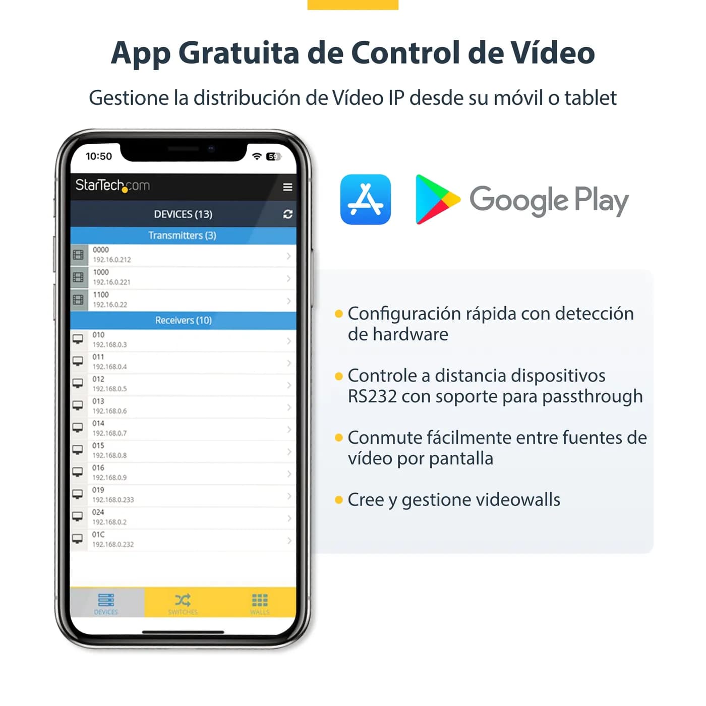 StarTech.com Juego de Extensor HDMI 4K con Soporte para Mosaico de Vid 8