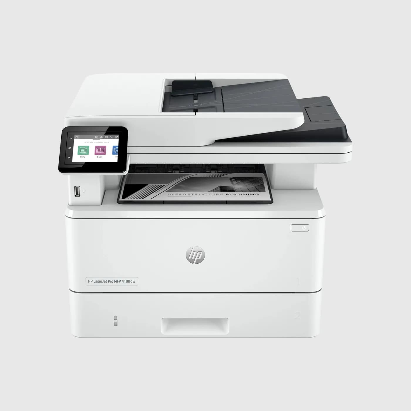 HP LaserJet Pro 4103fdw Conexiones inalámbricas Multifunction Blanco y 2