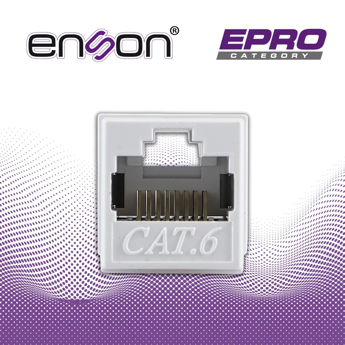 COPLE RJ45 ENSON EPRO-COP6 HEMBRA-HEMBRA CAT6 IDEAL PARA UNIR DE DOS S 5