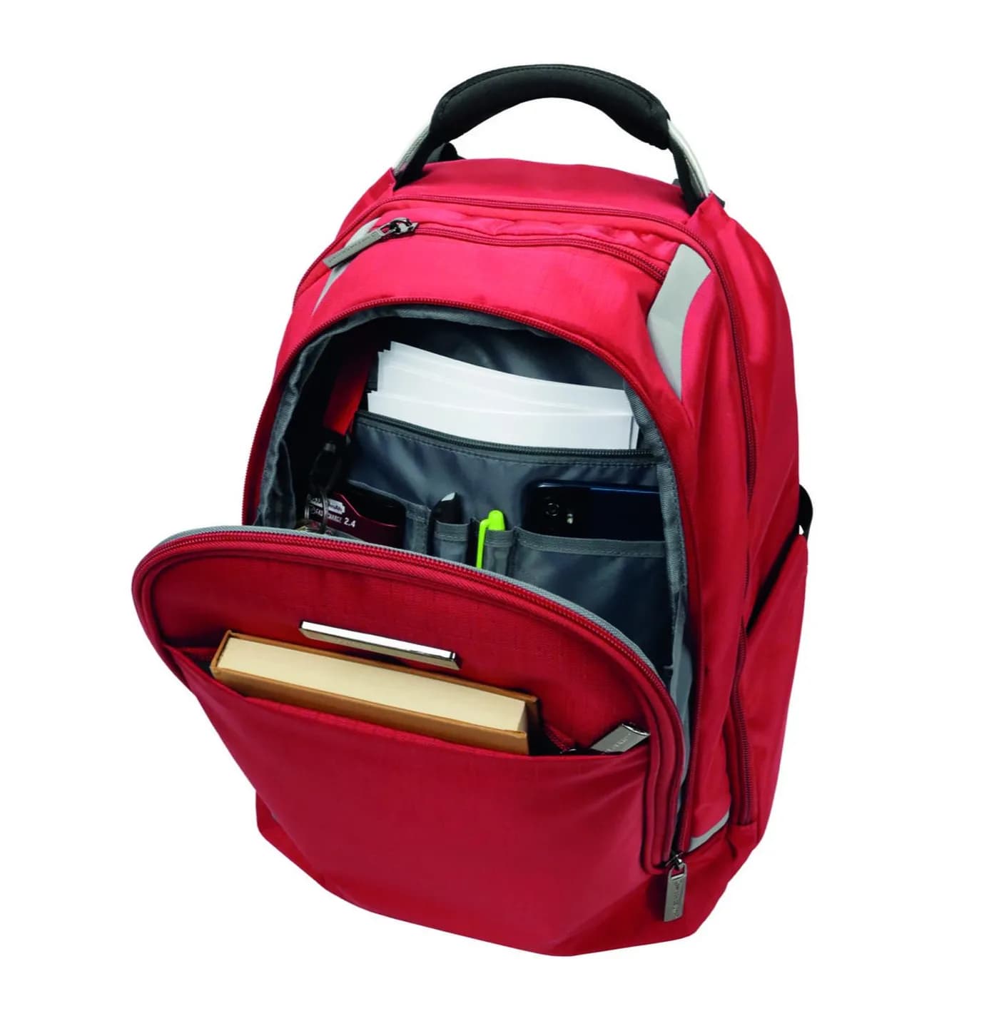SWISSMOBILITY BACKPACK ZION PORTALAPTOP 15 PULG. COLOR ROJO 2