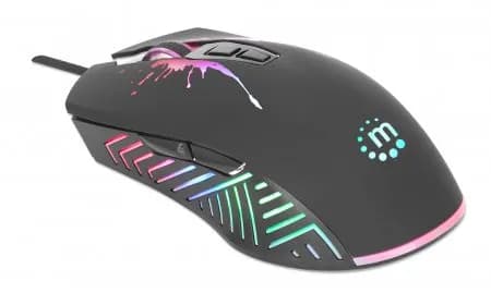 Manhattan Mouse Gaming Óptico cableado USB con iluminación LED 2