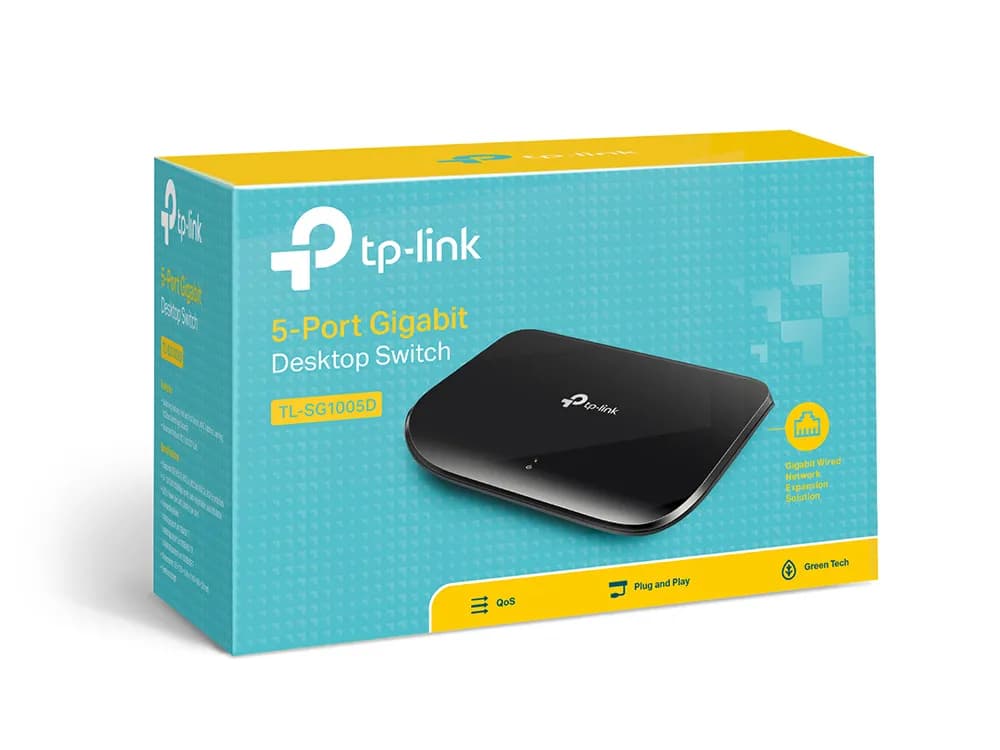 TP-Link TL-SG1005D dispositivo de redes No administrado Gigabit Ethern 4