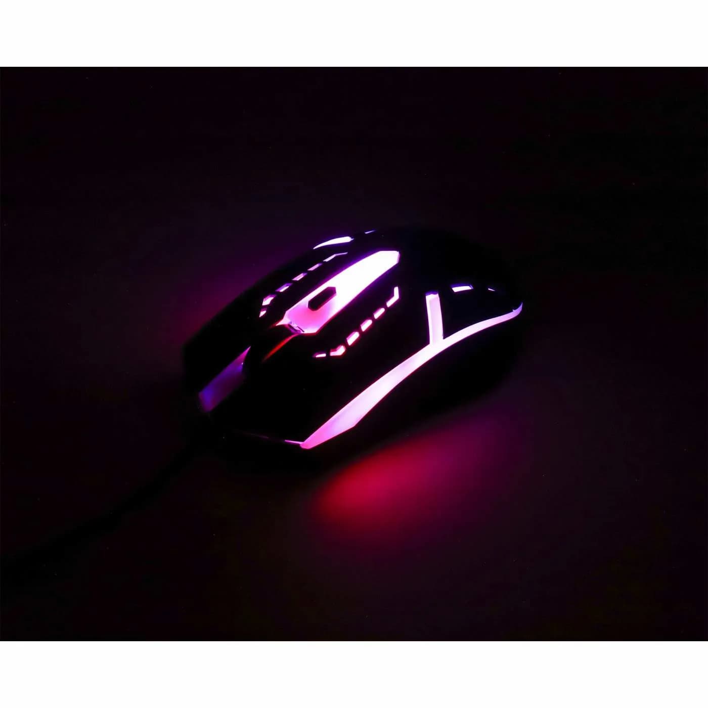 Manhattan Mouse Gaming óptico cableado USB con iluminación LED RGB 7