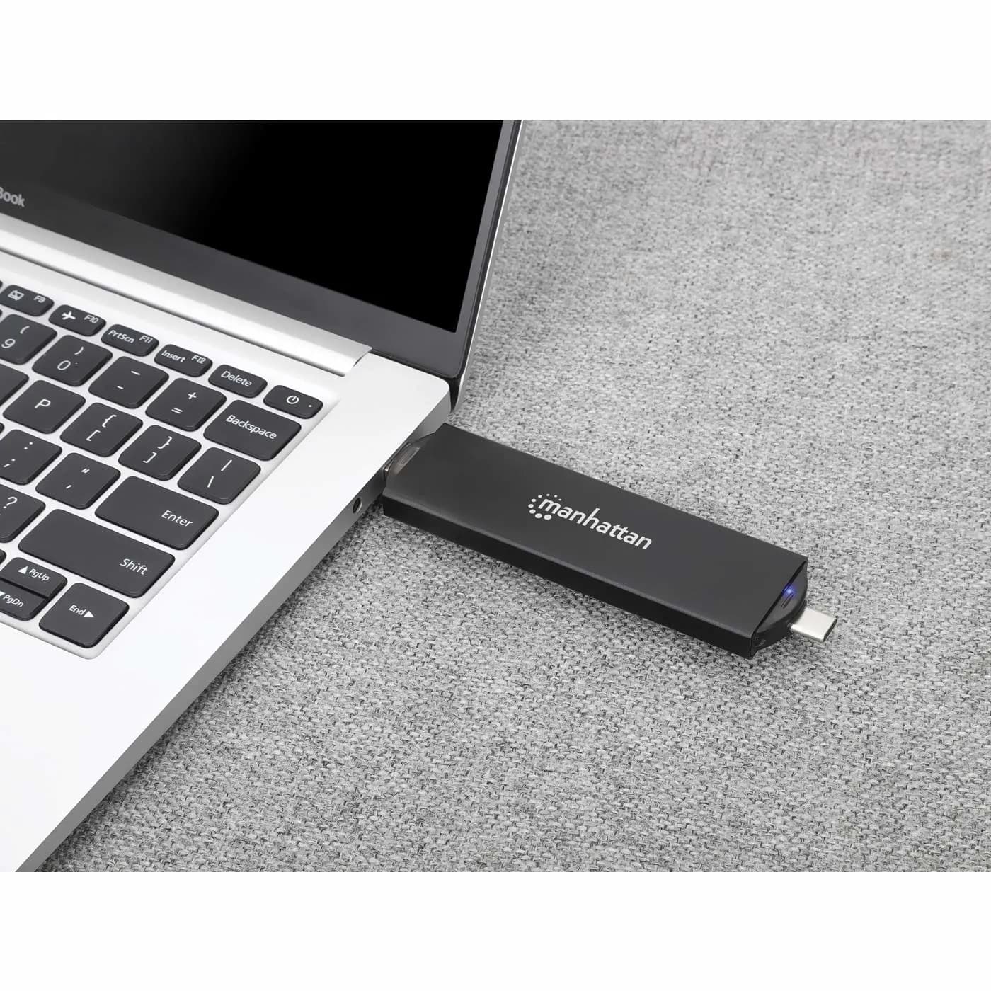 Manhattan Gabinete USB a SDD M.2 NVMe y SATA 7